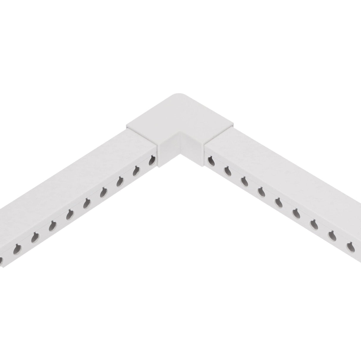 OrgaNice Kabelkanal-Set – Selbstklebender Organizer für Schreibtisch &amp; Fernseher – Weiß