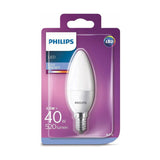 LED-Kerzenlampe E14, tageslichtweiß 6500K – 5,5W – mattiertes Glas