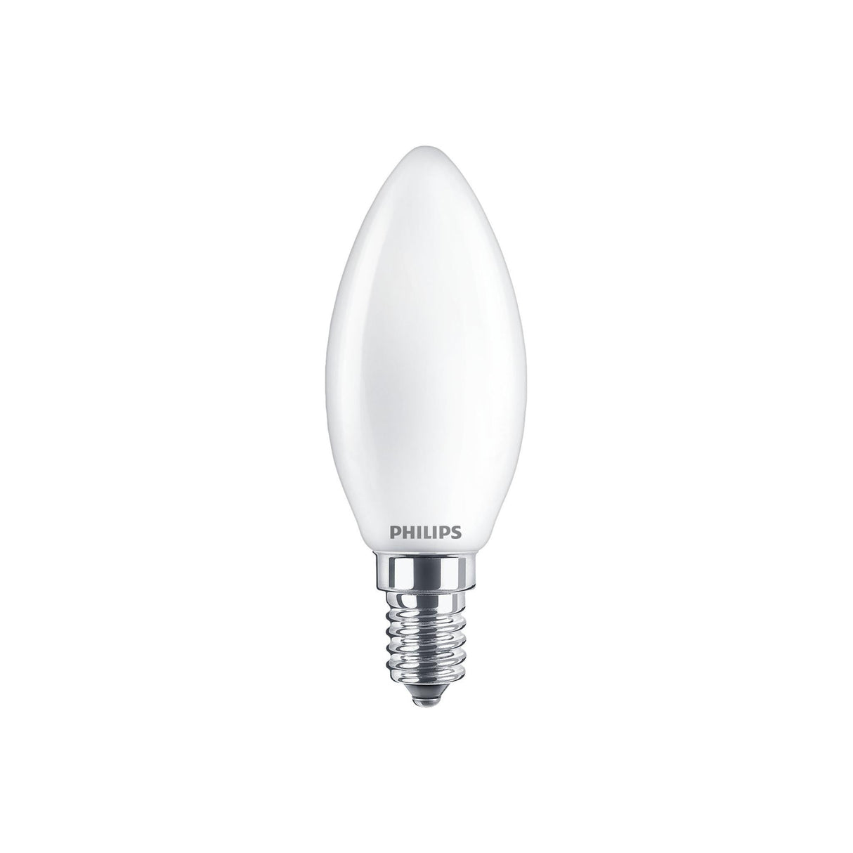 LED-Kerzenbirne E14, kaltweiß 4000 K – 2,2 W – Glühfaden, mattiertes Glas