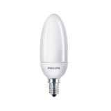 Philips Softone E14 Energiesparlampe – Kerzenform – Matt – 5 W (ersetzt 22 W) – Warmweißes Licht
