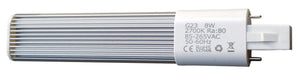 G23 energy saving lamp PL - LED 4W~400Lm=45W traditional lighting - cool white 4000K 230V