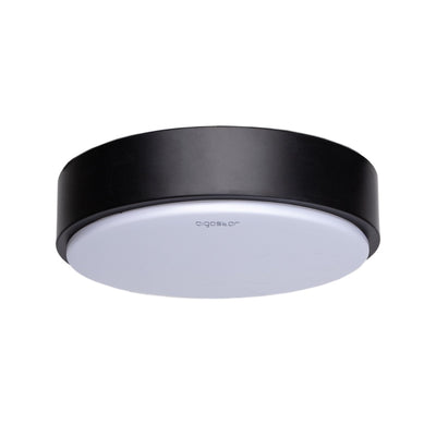 Deckenleuchte Ø 23 cm – schwarz | warmweiß 3000 K | LED 12 W = 75 W herkömmliches Licht | 230 V – LEDPLANET.NL