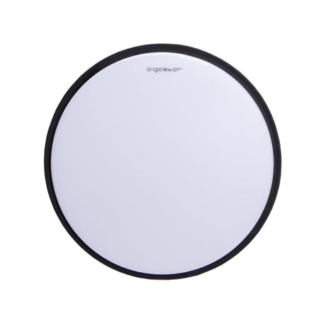 Plafondlamp Ø 23cm - zwart | warmwit 3000K | LED 12W=75W traditioneel licht | 230 V - LEDPLANET.NL