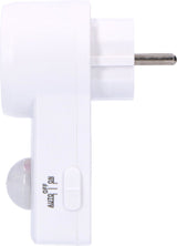 LED-Licht-Bewegungsmelder mit Steckdose – 10 Meter Reichweite – inkl. Tageslichtsensor
