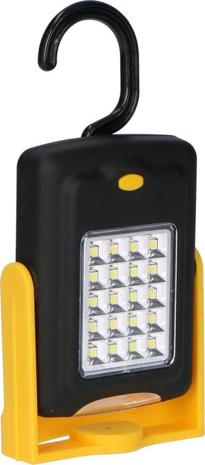 LED noodlamp looplamp koelwit 7000K - 120 lumen - met magneet en haak - batterijen exclusief