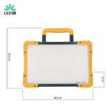 LED's Light Draadloze LED Zwaailamp op Batterijen - 9 standen - Magnetisch & Waterdicht - Blauw