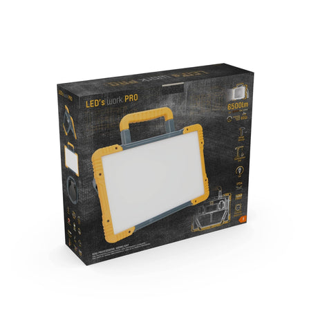 LED Work Lamp 6500 lumens - 60W - Cool white 5000K - 2 sockets - IP54 waterproof - 5m cable