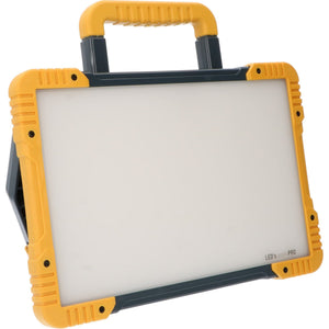 LED-Arbeitsleuchte, 6500 Lumen, 60 W, Kaltweiß (5000 K), 2 Fassungen, Schutzart IP54 (wasserdicht), 5 m Kabel
