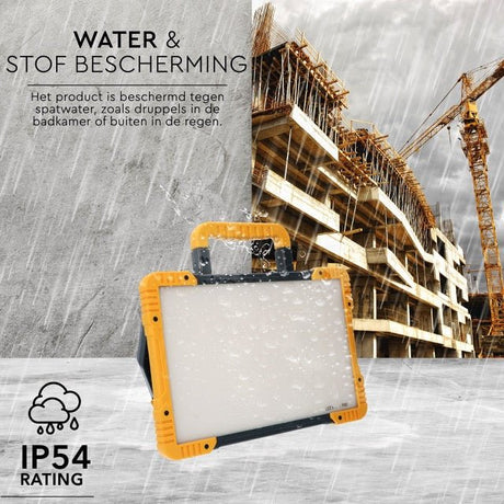 LED Work Lamp 6500 lumens - 60W - Cool white 5000K - 2 sockets - IP54 waterproof - 5m cable