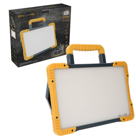 LED Work Lamp 6500 lumens - 60W - Cool white 5000K - 2 sockets - IP54 waterproof - 5m cable
