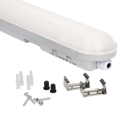 2er-Pack – LED Light Pro TL-Leuchte 120 cm – Für den Innen- und Außenbereich geeignet – 4800 Lumen – IP65 wasserdicht