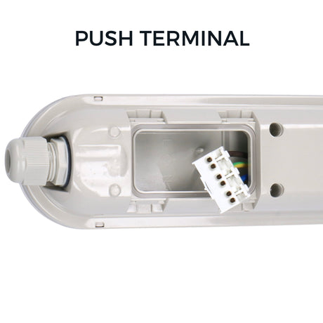 2er-Pack – LED Light Pro TL-Leuchte 120 cm – Für den Innen- und Außenbereich geeignet – 4800 Lumen – IP65 wasserdicht