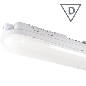 LED vochtbestendig TL armatuur 4640 lumen - 120cm - 29W - koelwit 4000K - IP65 waterdicht - IK08 slagvast - grijs - 230V