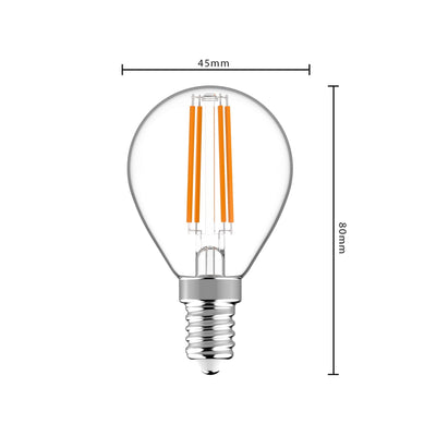 Dimmbare LED-Lampe E14 – Dimmbares warmweißes Licht – 470 lm