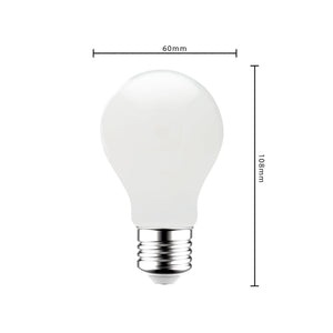 ProDim LED-Filamentlampe E27 – Mattglas – Dimmbares warmweißes Licht – 7 W ersetzt 60 W