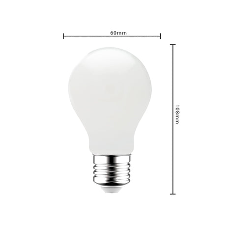 ProDim LED Filament Bulb E27 - Frosted Glass - Dimmable warm white light - 7W replaces 60W
