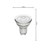 GU10 LED-Lampe – Dimmbares warmweißes Licht – 5 W ersetzt 75 W – 1 Spot