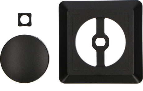 LED Dimmer Universeel Zwart - 3-250W - Fase Aansnijding en Afsnijding - Compleet met Afdekraam