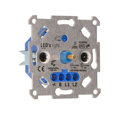 Variateur LED universel - 3-250W - Coupure de phase montante et descendante - Détection automatique