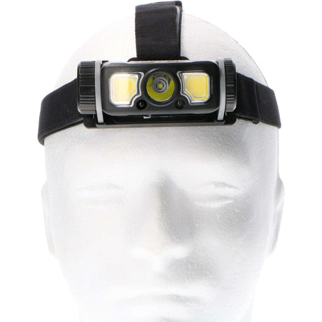 Professional LED Hoofdlamp op accu met zoomfunctie - Oplaadbaar - IP44 - Dimbaar - 250 lm