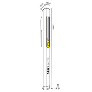 LED-Arbeitsleuchte mit Akku 150 - Ultrakompakt - Kabellos & Wiederaufladbar - 2 Lichtpunkte
