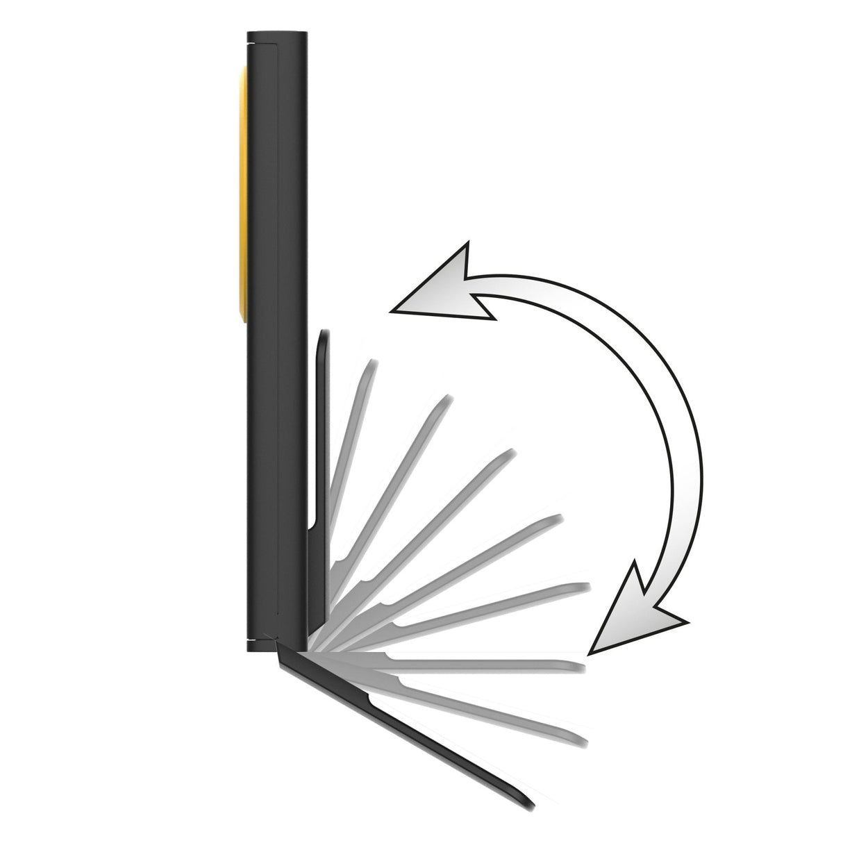 LED's Work Werklamp op Accu 350 - Met magneet, haak of voet - Draadloos & Oplaadbaar - 2 lichtpunten