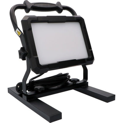 Profesjonalna lampa budowlana LED 100 W – przetestowana w trudnych warunkach – przewód 5 m – 9000 lumenów – IP65