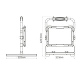 LED's Work Professionele LED Bouwlamp 13000 - Rough Service Tested - 5 meter snoer - 150W - IP65