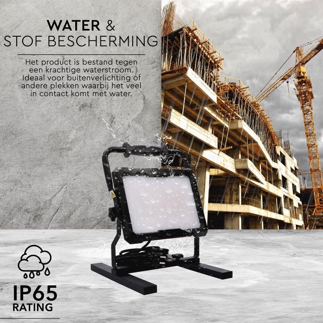 LED's Work Professionele LED Bouwlamp 13000 - Rough Service Tested - 5 meter snoer - 150W - IP65