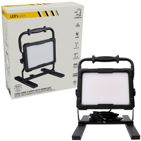 LED's Work Professional LED Construction Lamp 13000 - Rough Service Tested - 5-meter cord - 150W - IP65