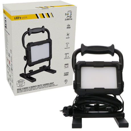 LED's Work Professional LED Construction Lamp 2850 - Rough Service Tested - 5 meter cord - 30W - IP65
