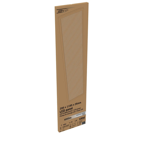 LED's Light LED Paneel 30 x 120 cm - Rechthoekig - Koel wit (4000K) - 4000 Lumen - 40W