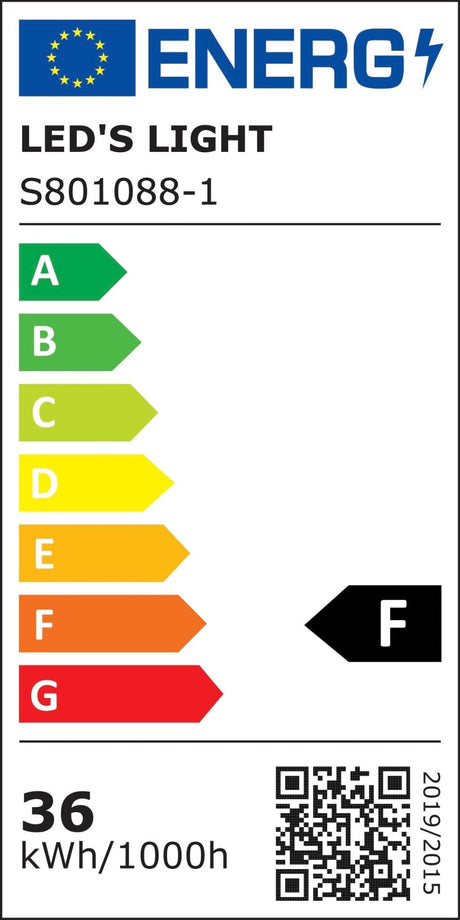LED's Light LED Paneel 30 x 120 cm - Rechthoekig - Koel wit (4000K) - 4000 Lumen - 40W