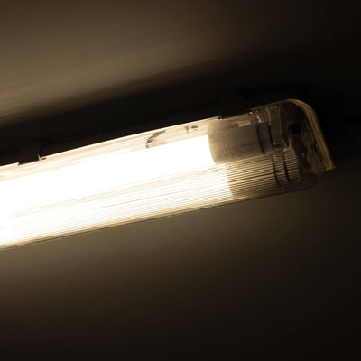 Proventa double LED TL lighting 60 cm – Incl. 2 LED TL tubes – IP65 waterproof – 2160 lumens