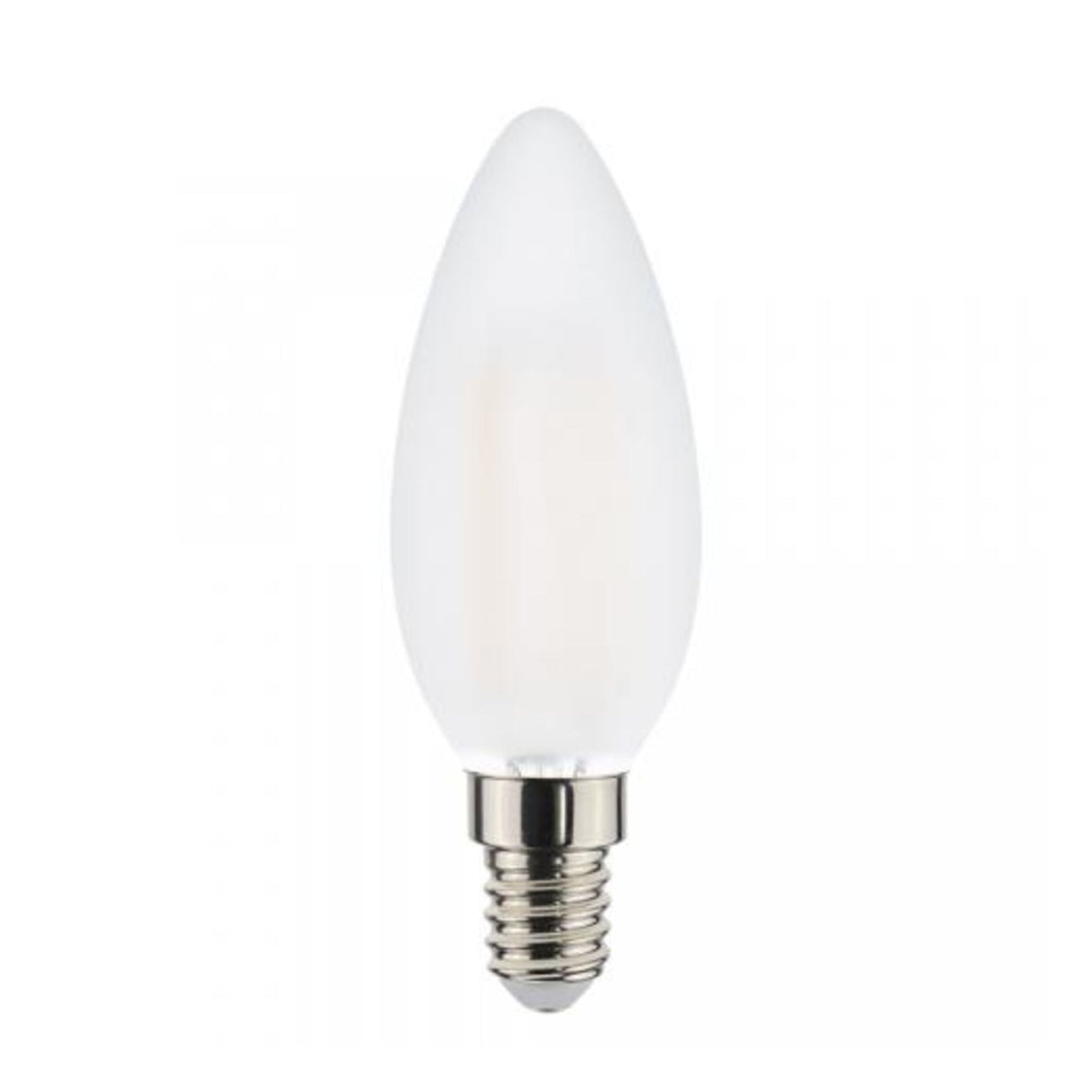 Proventa Longlife LED-Kerzenlampe mit kleiner E14-Fassung – Modell mattiert – 35 mm