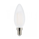 Proventa Longlife LED-Kerzenlampe mit kleiner E14-Fassung – Modell mattiert – 35 mm