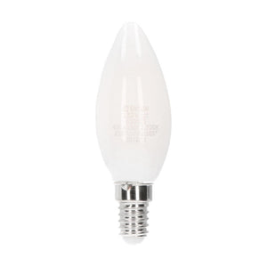 LED kaarslamp E14 warmwit 2700K - 4.5W 423 lumen - mat glas