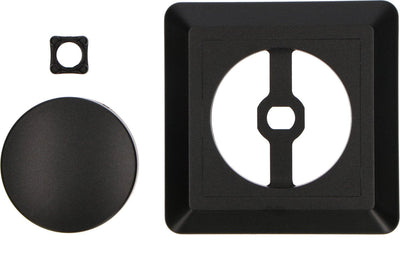 Universal-LED-Dimmer, schwarz – 3–225 W – Phasenanschnittssperre – inklusive Abdeckrahmen