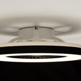 Proventa Premium Plafondventilator met lamp 60 cm - Zomer- en winterstand met afstandsbediening - Zwart