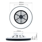 Proventa Premium Plafondventilator met lamp 60 cm - Zomer- en winterstand met afstandsbediening - Zwart