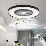 Proventa Premium Plafondventilator met lamp 60 cm - Zomer- en winterstand met afstandsbediening - Zwart