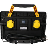 LED's Work Bouwlamp 5000 - 2 extra stopcontacten - 5 meter snoer - IP54 water- en stofbestendig