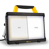 LED's Work Bouwlamp 5000 - 2 extra stopcontacten - 5 meter snoer - IP54 water- en stofbestendig