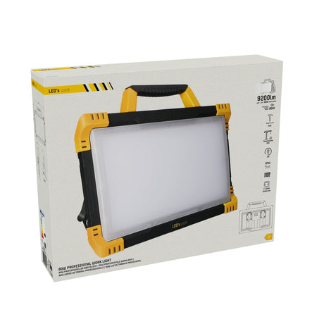 LED Work Lamp 9200 lumens - 80W - Cool white 4000K - 2 sockets - IP54 Waterproof