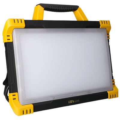 LED-Arbeitsleuchte, 9200 Lumen, 80 W, Kaltweiß (4000 K), 2 Fassungen, Schutzart IP54, wasserdicht