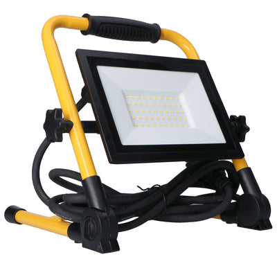 LED-Arbeitsleuchte, 4250 Lumen, 50 W, Kaltweiß (4000 K), IP65 wasserdicht, 3 m Kabel, Ein-/Ausschalter