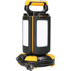 LED-Arbeitsleuchte 14000 Lumen - 120 W - Kaltweiß 4000 K - 4 Lichtpunkte - Dimmbar - Schutzart IP54