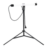 LED-Arbeitsleuchte auf Stativ, 1500 Lumen, 20 W, Kaltweiß (4000 K), bis zu 120 cm verstellbar, Schutzart IP65