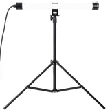 LED-Arbeitsleuchte auf Stativ, 1500 Lumen, 20 W, Kaltweiß (4000 K), bis zu 120 cm verstellbar, Schutzart IP65