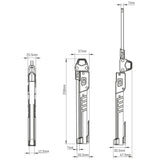 LED's Work Oplaadbare Looplamp 500 - Inspectielamp - Inklapbaar & Draadloos - Met magneet en haak